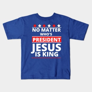 Jesus Is Still King - Patriotic Christian Faith Apparel & Gifts Kids T-Shirt